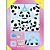 Caderno Brochura Capa Dura Lovely Friend Panda Game - 80 Folhas - Tilibra - Imagem 1