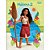 Caderno Brochura Capa Dura Moana 2 Mar - 80 Folhas - Tilibra - Imagem 1