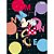 Caderno Brochura Capa Dura Minnie Vibe - 80 Folhas - Tilibra - Imagem 1