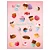 Caderno Brochura Capa Dura Universitário Taste Rosa - 80 Folhas - Tilibra - Imagem 1