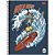 Caderno Fuzy Wild Wave - 80 Folhas - Foroni - Imagem 1