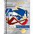 Caderno Universitário Capa Dura Sonic Corrida - 80 Folhas - Tilibra - Imagem 1