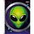 Caderno Capa Dura Connect Orbit Hey All Aliens - 80 Folhas - Tilibra - Imagem 1