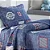 Jogo de Colcha Patchwork Teen - Jeans - Solteiro - Rozac - Imagem 2