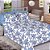 Jogo de Cama Premium Linea Solteiro Flores Azuis - 180 Fios - Estamparia - Imagem 1
