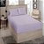 Lençol com Elástico Premium Linea 180 Fios - Solteiro - Lilás - Estamparia - Imagem 1
