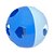 Bola Didática - Azul - Mercotoys - Imagem 1