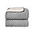 Cobetor Plush com Sherpa Dots - Cinza - Laço Bebê - Imagem 1