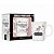 Caneca Porcelana Premium - Parabéns - 260ml - Brasfoot - Imagem 1