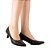 Scarpin Feminino Salto Baixo Couro - Preto - Dakota - Imagem 2