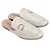 Mule Feminino Fivela Couro - Off White - Bottero - Imagem 1