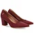 Scarpin Feminino Salto Bloco Couro - Rebu - Usaflex - Imagem 1
