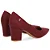 Scarpin Feminino Salto Bloco Couro - Rebu - Usaflex - Imagem 3