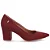 Scarpin Feminino Salto Bloco Couro - Rebu - Usaflex - Imagem 2