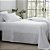 Jogo de Cama Satinee Acetinado Branco Casal - 300 Fios - Kacyumara - Imagem 2