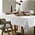Toalha de Mesa Victória Retangular Easy Wash - Branca - 8 Lugares - Karsten - Imagem 1