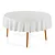 Toalha de Mesa Fragnani Redonda - Branca - 6 Lugares - Branco - Imagem 1