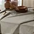 Toalha de Mesa Quadrada Linhares 8 Lugares - Natural - Dohler Clean - Imagem 2
