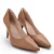 Scarpin Feminino Antoinette Couro Bico Fino - Whisky - Lia Line - Imagem 1