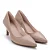 Scarpin Feminino Anabel Couro Bico Fino - Nude - Lia Line - Imagem 1