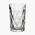 Jogo com 6 Copos de Vidro Diamond Clear - 350ml - Lanty - Imagem 2