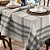Toalha de Mesa Renova Retangular 6 Lugares - Luna Cinza - Döhler Clean - Imagem 1