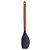 Espátula de Silicone com Cabo de Madeira - Preto - Paramount - Imagem 1