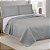 Jogo de Colcha Marquesa King - Cinza - Camesa - Imagem 1
