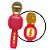 Microfone Karaokê - Vermelho - DM Toys - Imagem 1