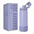 Garrafa Térmica Sun Base Silicone Premium - Lilás - 850ml - Brasfoot - Imagem 1