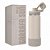 Garrafa Térmica Sun Base Silicone Premium - Pérola - 850ml - Brasfoot - Imagem 1