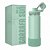 Garrafa Térmica Sun Base Silicone Premium - Verde Menta - 850ml - Brasfoot - Imagem 1