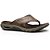Chinelo Masculino Couro - Pinhão - Pegada - Imagem 2