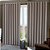 Cortina Nanda Voil Forro Blackout - 2,60 x 4,00m - Castanho - M&C - Imagem 1