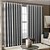 Cortina Antonela Voil Linho Corta Luz - 2,60m X 5,60m - Cinza - M&C - Imagem 1