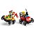Lego City - Carro de Corrida Pizza e Carro de Bombeiro - 70 Peças - Lego - Imagem 2
