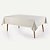 Toalha de Mesa Retangular Artemis - 12 Lugares - Branca - Karsten - Imagem 1