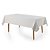 Toalha de Mesa Retangular Delicata 8 Lugares  - Branco - Karsten - Imagem 1