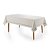 Toalha de Mesa Retangular Antoni 8 Lugares  - Branco - Karsten - Imagem 1