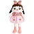 Boneca de Pelúcia Belinda - Vestido Rosa - 56cm - DM Toys - Imagem 1