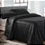 Jogo de Colcha 300 Fios Square Queen - Preto - Kacyumara - Imagem 2