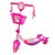 Patinete Infantil Unicórnio Com Luz e Som - DM Toys - Imagem 1