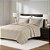 Jogo de Colcha Living Art Lyon - Casal - Bege - Corttex - Imagem 1