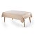 Toalha de Mesa Retangular Jacquard - Flor do Natal - 8 Lugares - Bege - Karsten - Imagem 1