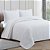 Jogo de Colcha Pliê Queen - Branco - Camesa - Imagem 1