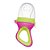 Alimentador Porta-Frutinha Baby - Rosa e Verde - Buba - Imagem 1