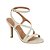 Sandália Feminina Salto Alto Fino Pelica - Off White - Vizzano - Imagem 1