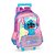 Mochila de Carrinho Stitch Happy Plush - Roxo - Luxcel - Imagem 1