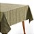 Toalha de Mesa Retangular Campestre - 6 Lugares - Erva Mate - Karsten - Imagem 3