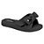 Chinelo Feminino Nubuck Ultra Soft com Laço - Preto - Modare - Imagem 1